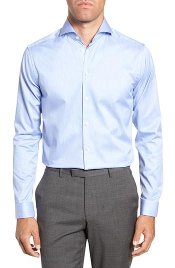 Men's Eton Super Slim Fit Solid Dress Shirt .5 - Blue