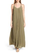 Women's Michael Michael Kors Pleat Grommet Maxi Dress