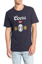 Men's Brixton X Coors Hops T-shirt, Size - Blue