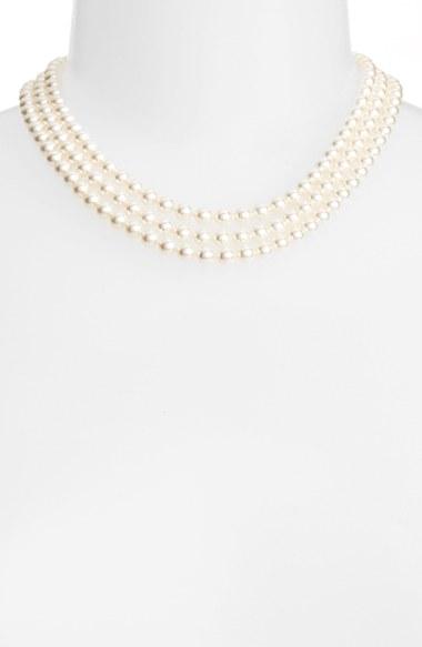 Women's Nadri Multistrand Imitation Pearl Necklace