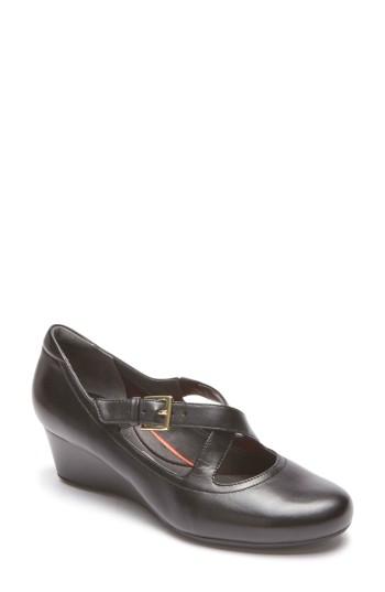 Women's Rockport Total Motion Luxe Two-strap Wedge