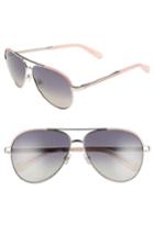 Women's Kate Spade New York Amaris 59mm Sunglasses - Silver Pink