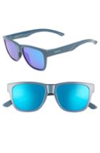 Women's Smith Lowdown Slim 2 53mm Chromapop(tm) Polarized Square Sunglasses - Thunder