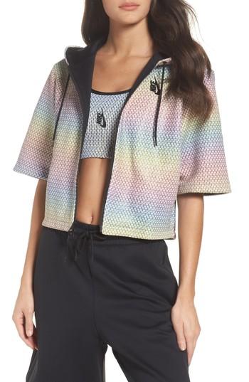 Women's Nike Lab Oil Slick Hoodie - White