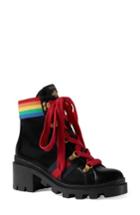 Women's Gucci Trip Rainbow Boot Us / 35eu - Black