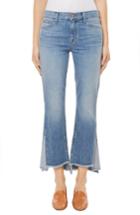 Women's J Brand Aubrie High Waist Crop Step Hem Bootcut Jeans - Blue