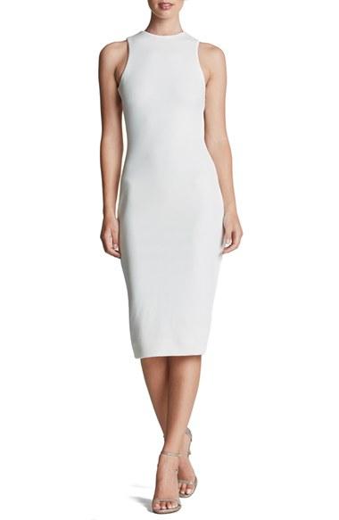 Women's Dress The Population 'evan' Open Back Midi Dress