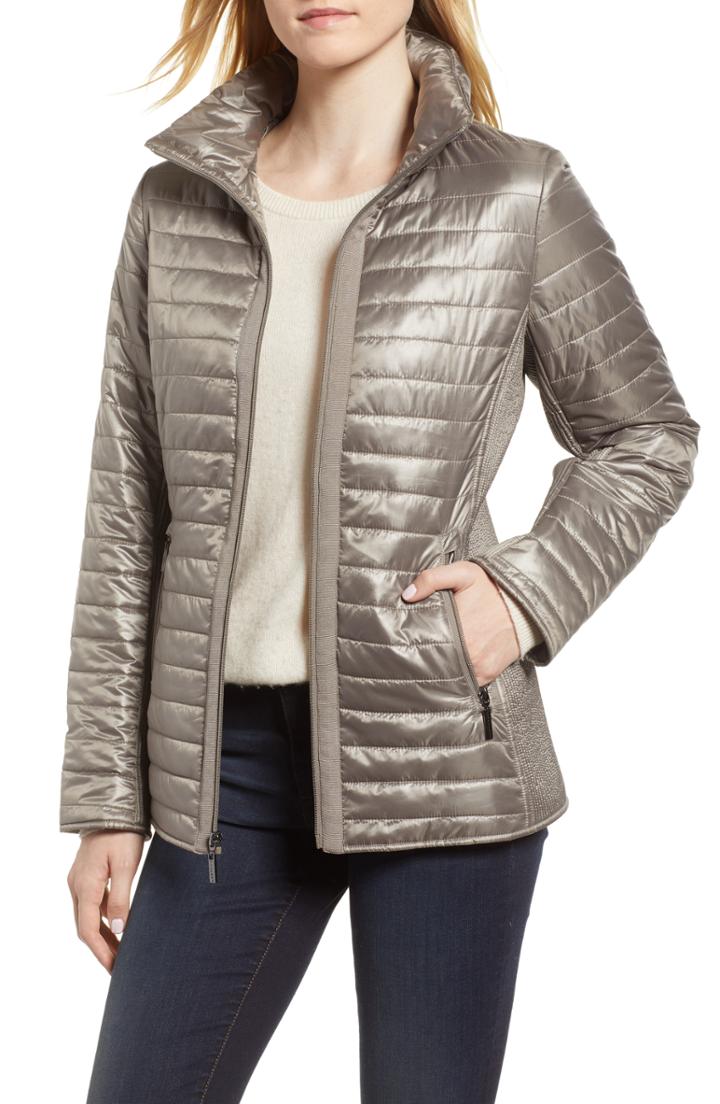 Women's Bcbgeneration Mixed Faux Fur Jacket