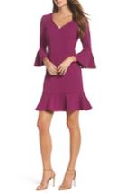 Women's Trina Trina Turk Clearwater Ruffle Sheath Dress - Purple