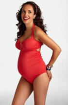 Women's Pez D'or Solid One-piece Maternity Swimsuit