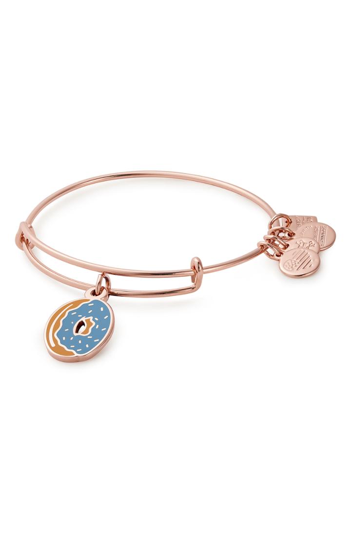 Women's Alex And Ani Charity By Design Donut Expandable Wire Bangle