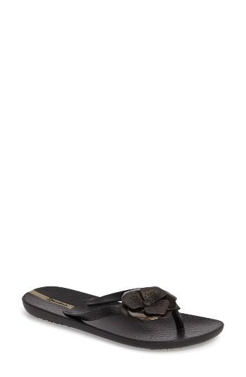 Women's Ipanema Neo Petal Flip Flop M - Black