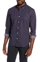 Men's Bonobos Washed Button Down Slim Fit Panda Print Sport Shirt R - Blue