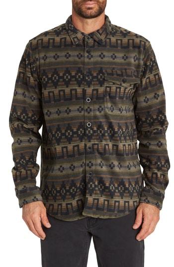 Men's Billabong Furnace Plaid Shirt - Grey