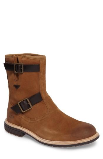 Men's Ugg Jaren Zip Boot With Genuine Shearling M - Brown