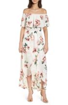 Women's Mimi Chica Off The Shoulder Maxi Dress - Ivory