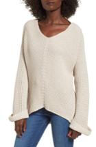 Women's Lost + Wander Adelia Bell Sleeve Sweater /small - Ivory