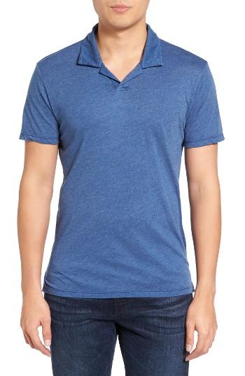Men's Velvet By Graham & Spencer Jacobi Jersey Polo - Blue/green