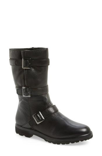 Women's L'amour Des Pieds 'racey' Belted Mid Boot M - Black