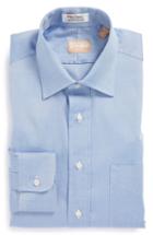 Men's Gitman Regular Fit Pinpoint Cotton Oxford Point Collar Dress Shirt .5 - 35 - Blue