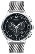 Men's Movado 'circa' Chronograph Mesh Strap Watch, 42mm