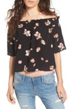 Women's Bp. Short Sleeve Off The Shoulder Top - Black