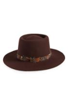 Women's Treasure & Bond Wool Boater Hat - Beige