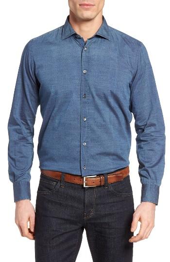 Men's Luciano Barbera Print Sport Shirt