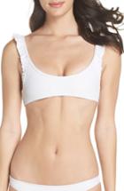 Women's Made By Dawn Ruffle Bikini Top - White