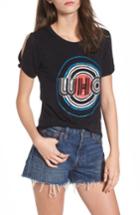 Women's Mimi Chica The Who Cold Shoulder Graphic Tee - Black