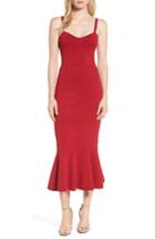 Women's Chelsea28 Ribbed Mermaid Dress, Size - Red