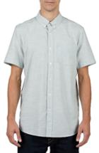 Men's Volcom Slub Oxford Shirt, Size - Blue
