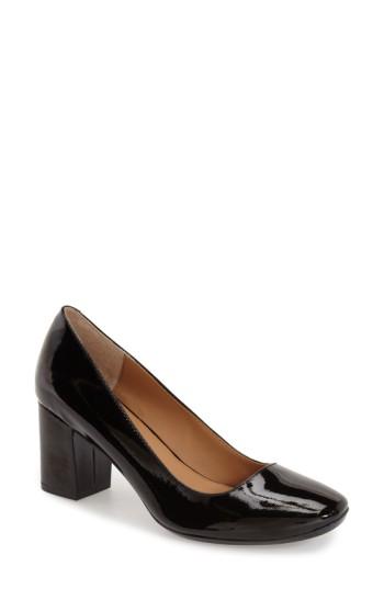 Women's Calvin Klein 'cirilla' Block Heel Pump .5 M - Black