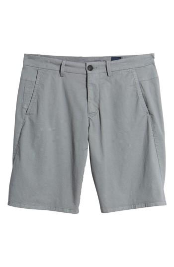 Men's Good Man Brand Monaco Diamond Dash Modern Fit Chino Shorts - Grey