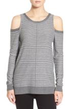 Women's Trouve Cold Shoulder Sweater - Grey
