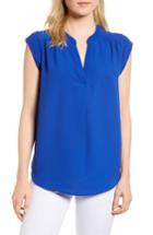 Women's Gibson Split Neck Top - Blue