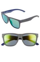 Women's Smith Lowdown 2 55mm Chromapop(tm) Square Sunglasses - Matte Smoke Blue