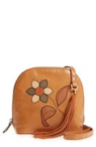 Hobo Nash Floral Leather Crossbody Bag - Brown