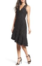Women's Adelyn Rae Lace Asymmetrical Dress - Black