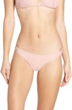 Women's Pilyq Ruched Bikini Bottoms - Pink