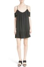 Women's Joie Stellara Cold Shoulder Silk Dress