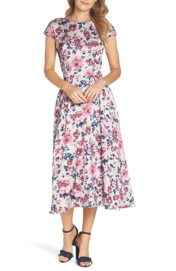 Women's Gal Meets Glam Collection Julia Seersucker Midi Dress - Pink