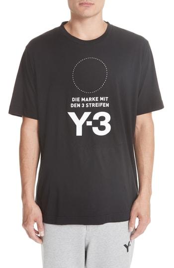Men's Y-s Stat Logo T-shirt - Black