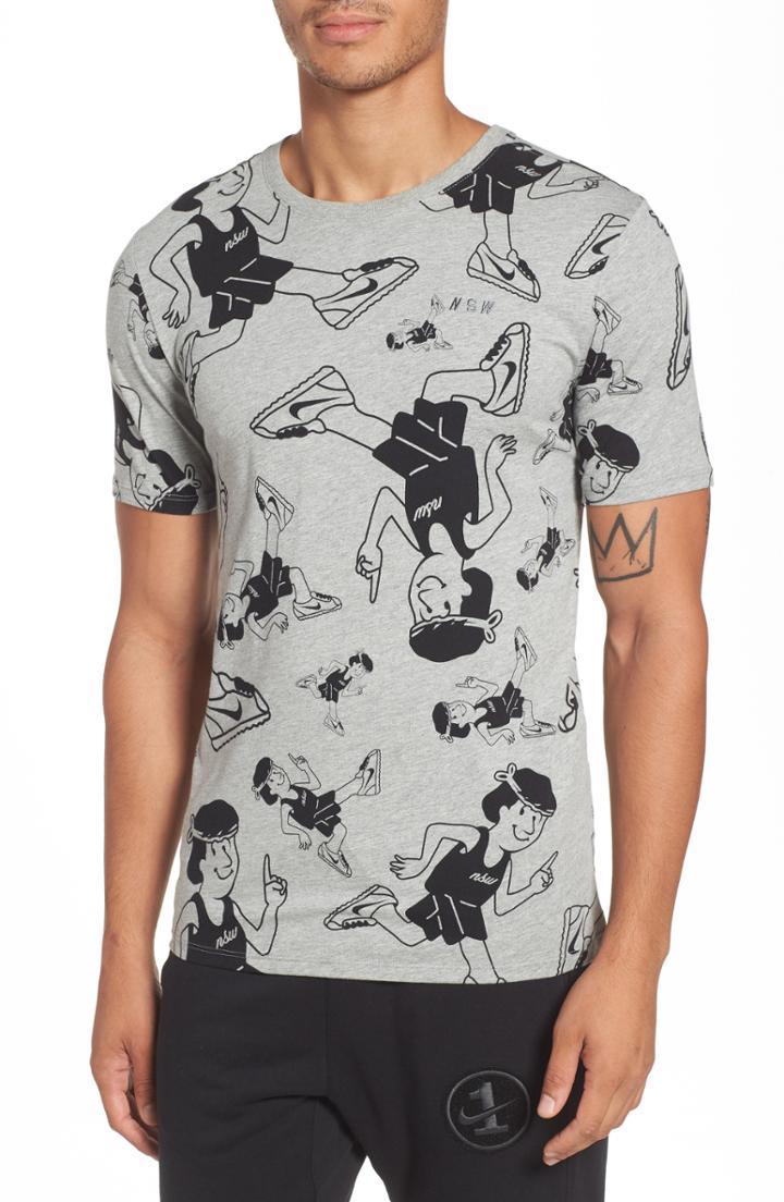 Men's Nike Sportswear Running Man Graphic T-shirt