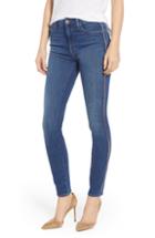 Women's Mother The Looker Stripe High Waist Skinny Jeans - Blue