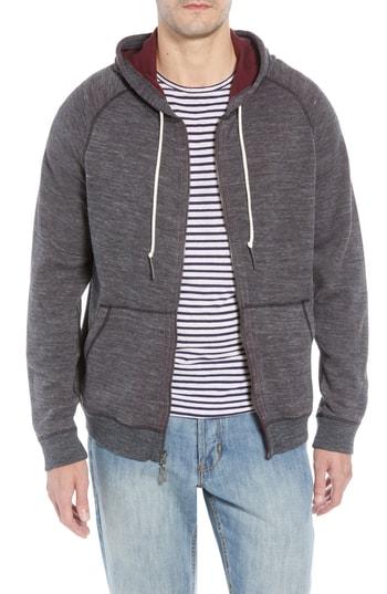 Men's Tommy Bahama Flip Reversible Zip Hoodie - Grey