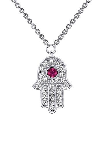 Women's Lafonn Simulated Diamond Hamsa Pendant Necklace