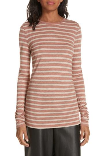 Women's Vince Heather Stripe Top - Orange