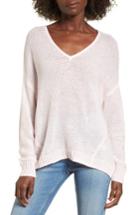 Women's Bp. Double V Sweater, Size - Pink