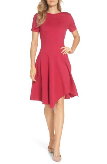 Women's Eliza J Drop Waist Fit & Flare Dress - Pink
